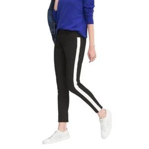 Banana Republic Tuxedo Stripe Sloan Stretch Ankle Pants - Size 4
